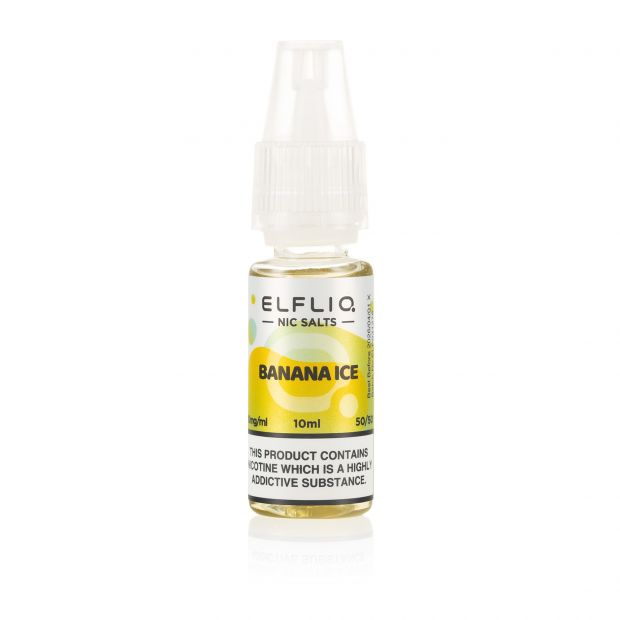 Elf Bar ELFLIQ Banana Ice 10ml Nic Salt E-Liquid